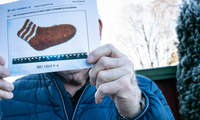 image: - Orderud-sokken var min. Det var bestemor som strikket den